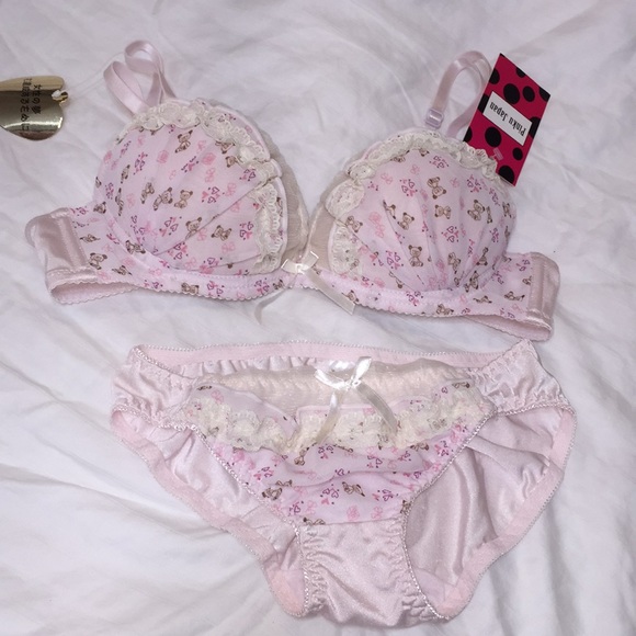 Japanese lingerie teddy bear set - Picture 1 of 5